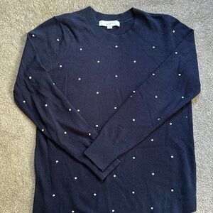 Loft polka dot sweater (small)